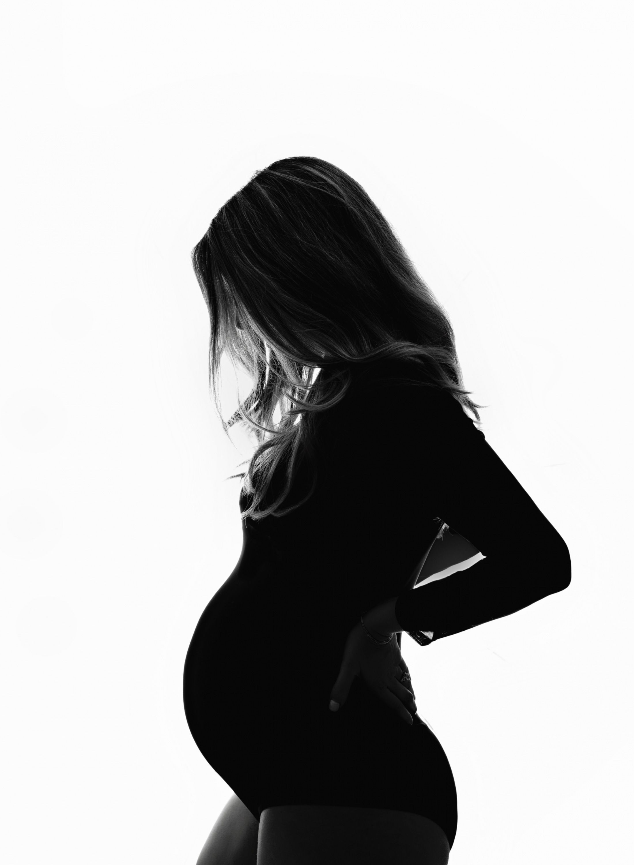 Maternity session at the rental studio in La Jolla